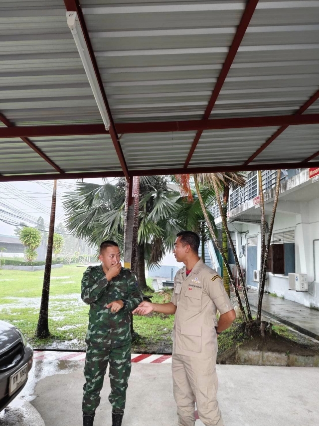 เข้าร่วมซักซ้อมการบรรเทาสาธารณภัยแบบบูรณาการ 3 ฝ่าย(การใช้เฮลิคอปเตอร์ดับไฟป่า)