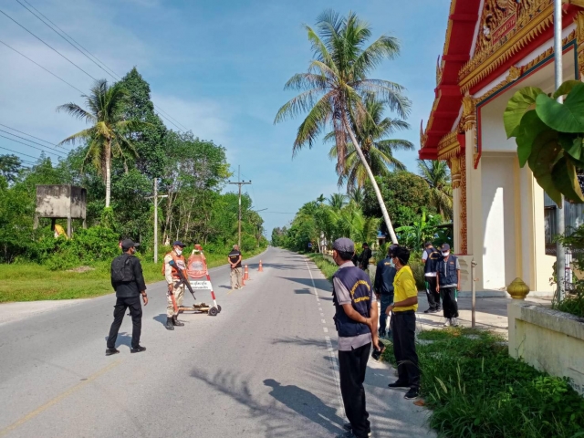 โครงการป้องกันและลดอุบัติเหตุทางถนนช่วงเทศกาลสงกรานต์ ประจำปี พ.ศ.2564