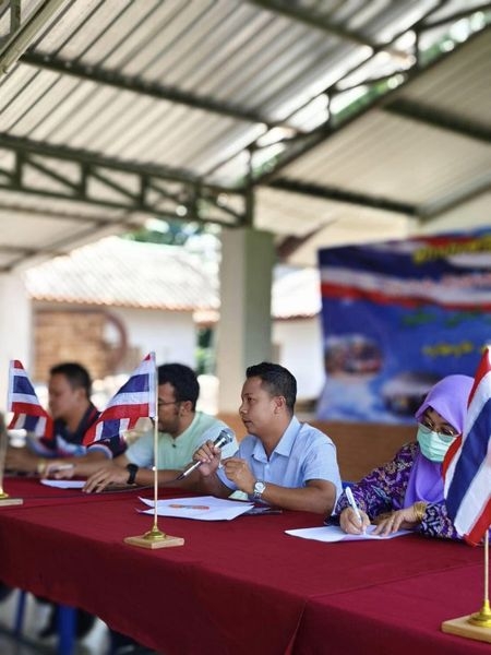 รองนายกเข้าร่วมประชุมโครงการขับเคลื่อนสภาสันติสุขตำบลปุโละปุโย